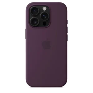Apple iPhone 16 Pro MagSafe rögzítésű szilikontok, 55% újrahasznosított, Szilva