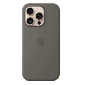 Apple iPhone 16 Pro tok, MagSafe rögzítés, 55% újrahasznosított szilikon, Kőszürke