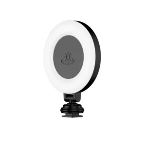 LED lámpa AI Tripod selfie bothoz, kompakt, sokoldalú, Fekete