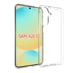 Samsung A26 hátlap, vékony 0,5 mm, Átlátszó