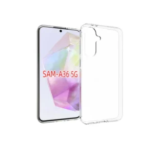 Samsung A36 szilikon hátlap, 0,5 mm, Átlátszó