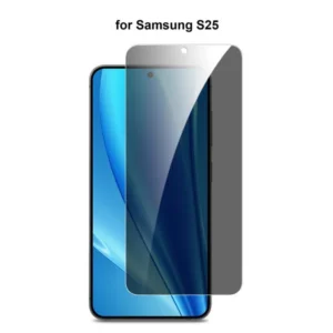 Samsung S25 betekintésmentes üvegfólia, 0.3 mm, Ujjlenyomatmentes