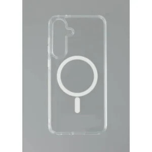 Samsung S25 Plus tok, TPU+PC, mágneses, Átlátszó