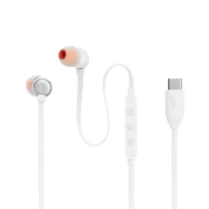 JBL Tune 310C USB-C vezetékes fülhallgató, Hi-Res Audio, Fehér