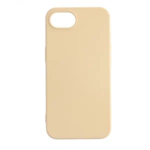Iphone 16e tok, prémium szilikon, 0,4 mm, Édes barack