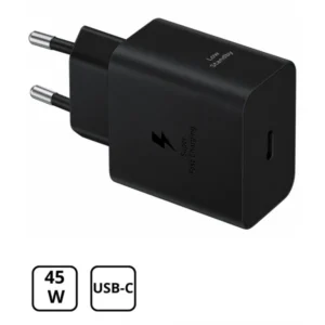 Samsung hálózati adapter, 45W PD USB-C, Fekete