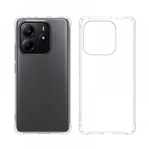 Xiaomi Redmi Note 14 5G tok, 0,5 mm vékony szilikon, Átlátszó