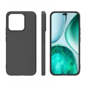 Honor X8C tok, prémium szilikon, 0,4 mm, Fekete
