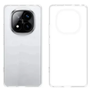 Xiaomi Redmi Note 14 Pro 4G tok, 0,5 mm vékony, Átlátszó