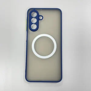 Samsung A26 tok, mágneses műanyag, Kék-zöld