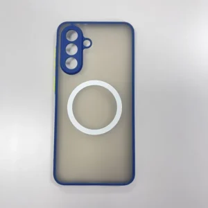 Samsung A36 tok, mágneses műanyag, Kék-zöld