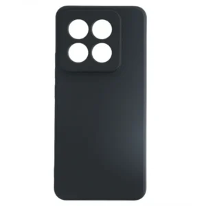 Xiaomi 14 Pro 5G, prémium szilikon tok, 0,4 mm, Fekete