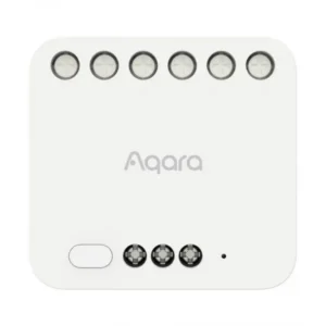 Aqara T2 mini relémodul, 2 áramkörös, fogyasztásméréssel (DCM-K01)