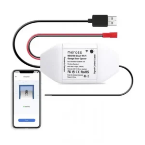 Meross MSG100 nyitó, Wi‑Fi 2.4GHz, hangvezérléssel