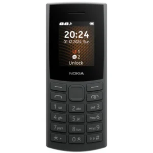 Nokia 105 2G DS kártyafüggetlen mobiltelefon, 1,77" kijelző, Fekete