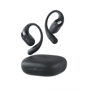 Shokz OpenFit 2 Plus Bluetooth headset, nyitott fülű, 48 óra üzemidő, Fekete