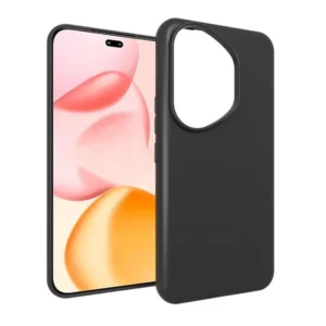 Honor 400 Pro szilikon tok, prémium, 0,4 mm, Fekete