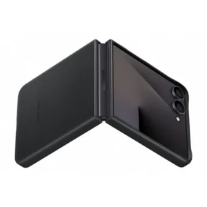 Samsung Flip 7 bőrtok, vékony, Fekete