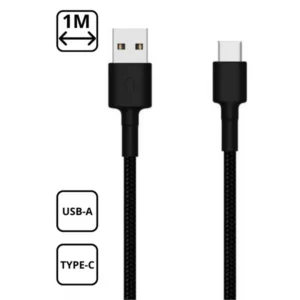 Xiaomi Mi Type-C adatkábel ( SJV4109G), 1 m, 3A, Fekete
