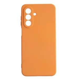 Samsung A17 tok, prémium szilikon, 0,4 mm, Narancs