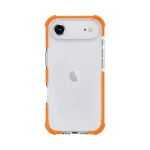 iPhone Air tok, ütésálló szilikon hátlap, Narancs
