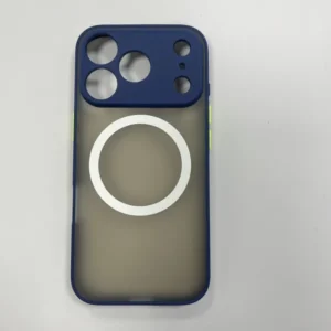 iPhone 17 Pro tok, mágneses műanyag, Kék-zöld