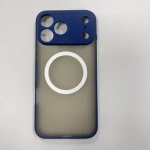 iPhone 17 Pro Max tok, mágneses műanyag, Kék-zöld