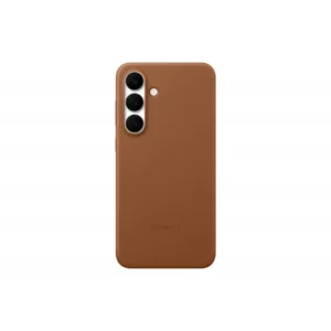 Samsung Galaxy S25 FE bőr hátlap, mikroszálas bélés, Bézs