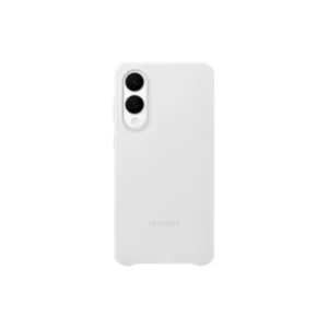 Samsung Galaxy S25 Edge bőr hátlap, vékony, vegán anyag, Világos szürke