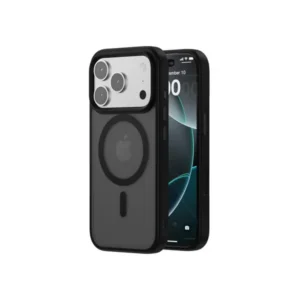 IPhone 17 Pro mágneses prémium matt tok, Fekete