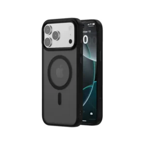 iPhone 17 Pro Max tok, mágneses prémium matt, Fekete