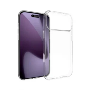 iPhone 17 Pro Max tok, vékony TPU, Átlátszó