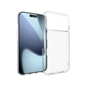 IPhone 17 Pro hátlap, vékony 0,5 mm TPU, Átlátszó