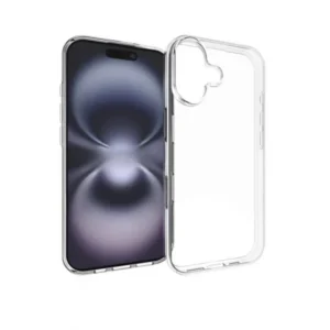 iPhone 17 hátlap, vékony 0,5 mm TPU, Átlátszó