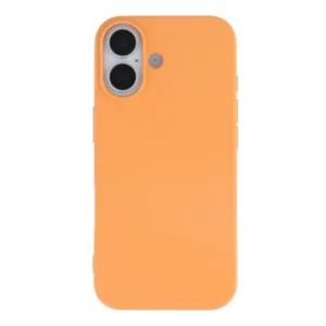 IPhone Air tok, prémium szilikon 0,4 mm, Narancs