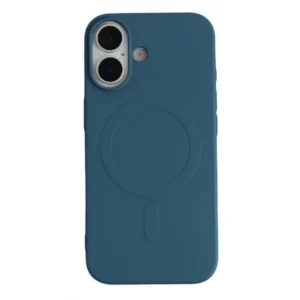 iPhone 17 tok, mágneses szilikon, Kék