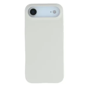 iPhone Air tok, prémium szilikon, Tört fehér