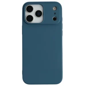 Apple iPhone 17 Pro tok, prémium szilikon, Kék