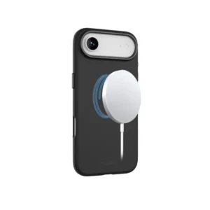 iPhone Air, mágneses puha szilikon tok, Fekete