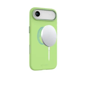 IPhone Air tok, Magsafe puha szilikon, Neonzöld