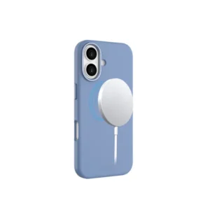 Apple iPhone 17 tok, mágneses puha szilikon, Világoskék