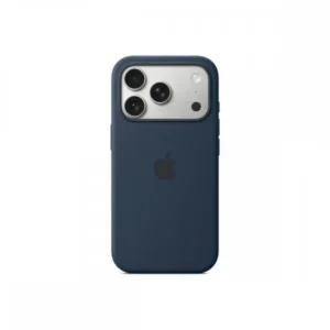 Apple iPhone 17 Pro tok, MagSafe-rögzítésű szilikon, Éjfekete