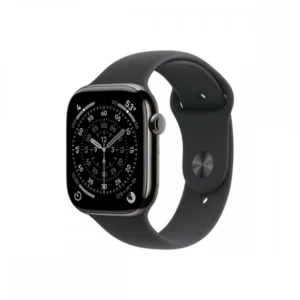 Apple Watch S11 Cellular 46mm, titántok, Fekete sport M/L (MFD24MP/A)