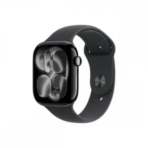 Apple Watch S11 GPS 46mm, alumínium tok, Sport szíj M/L, Fekete (MEUX4MP/A)