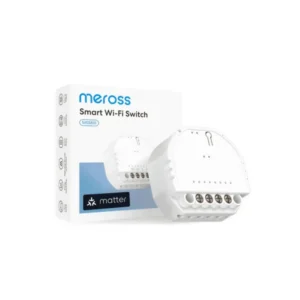 Meross MSS815MA kapcsoló, WiFi intelligens fali relé, Matter-kompatibilis, 2,4 GHz