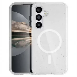 Samsung Galaxy S26 telefontok, csillámos TPU, Átlátszó