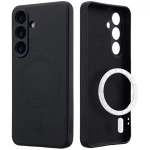 Samsung S26 Plus tok, TPU+PC mágneses, Fekete