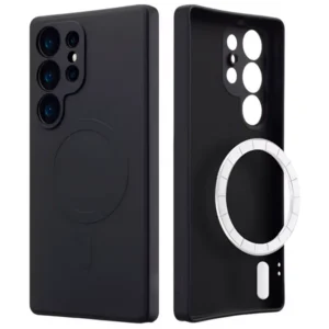 Samsung S26 Ultra tok, TPU+PC mágneses, Fekete