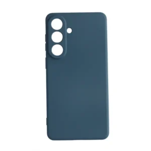 Samsung S26 tok, prémium szilikon, 0,4 mm, Kék