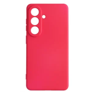 Samsung S26 tok, prémium szilikon, ultra vékony 0,4 mm, Magenta